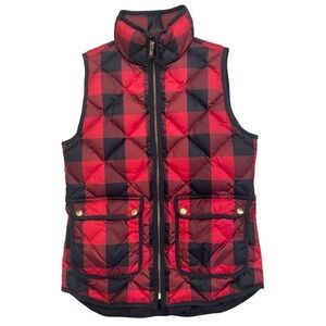 J. CREW | Buffalo Plaid Check Vest | Size XXS